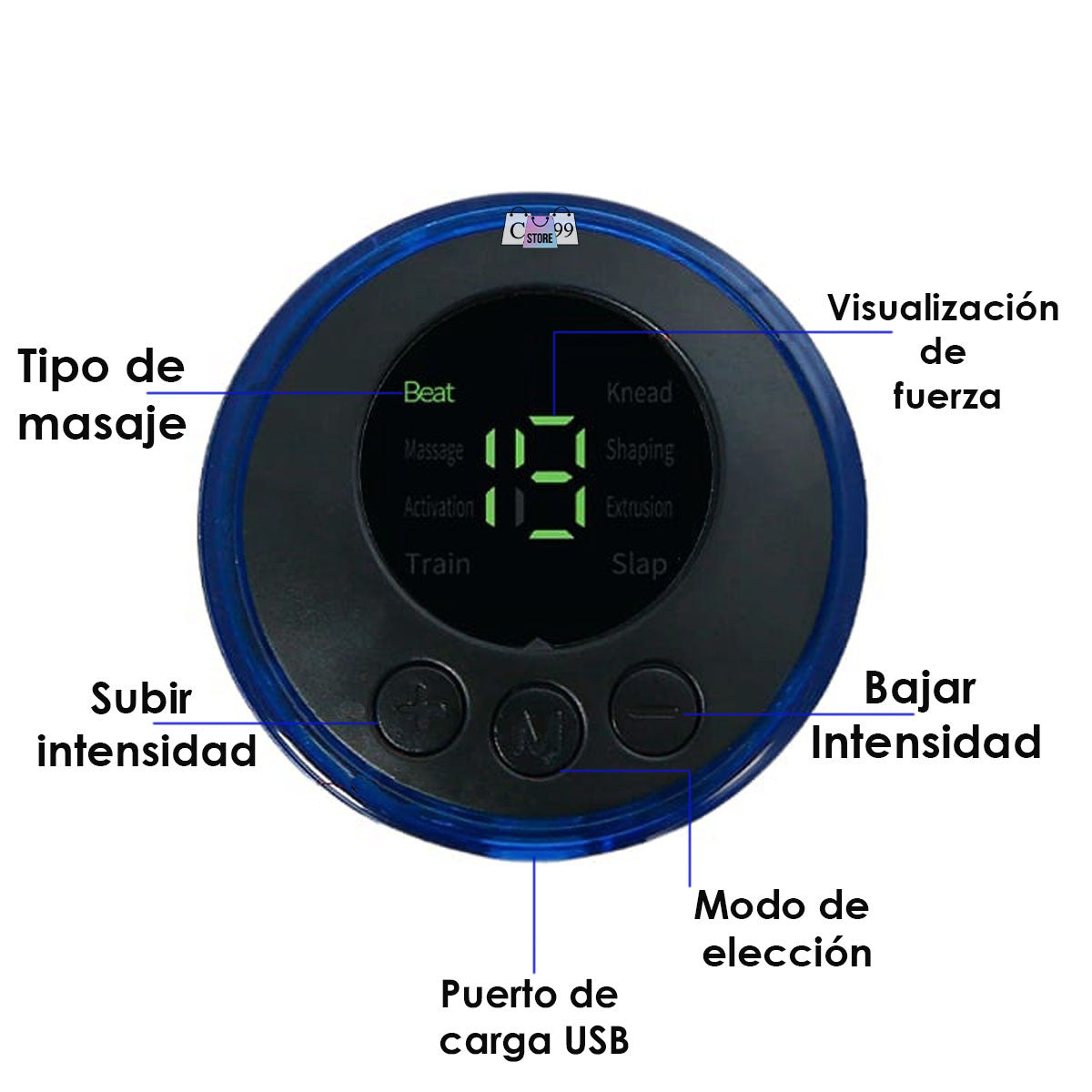 MiniMassage™ | MINI MASAJEADOR CERVICAL ELÉCTRICO