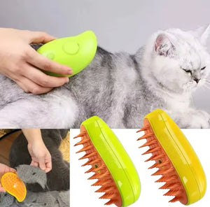 PetNova Brush™ | CEPILLO VAPORIZADOR PARA MASCOTAS 3 EN 1